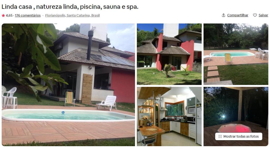 Linda Casa , Natureza Linda, Piscina, Sauna, Spa E Wifi Florianópolis Zewnętrze zdjęcie